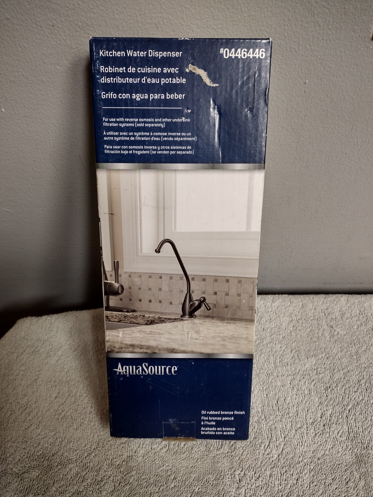 AquaSource BRONZE Hot And Cold Water Dispenser with Hi-Arc Spout - NEW