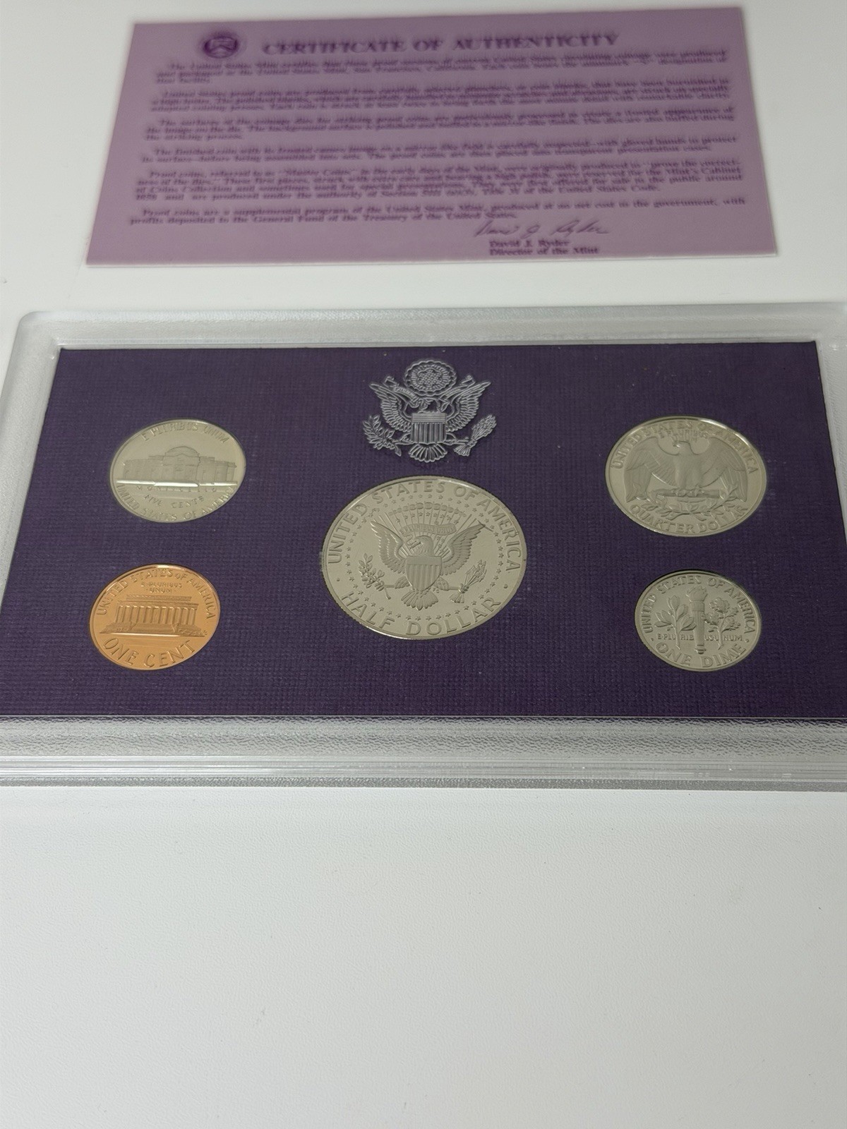 1993 United States Mint Proof Set with Box & COA