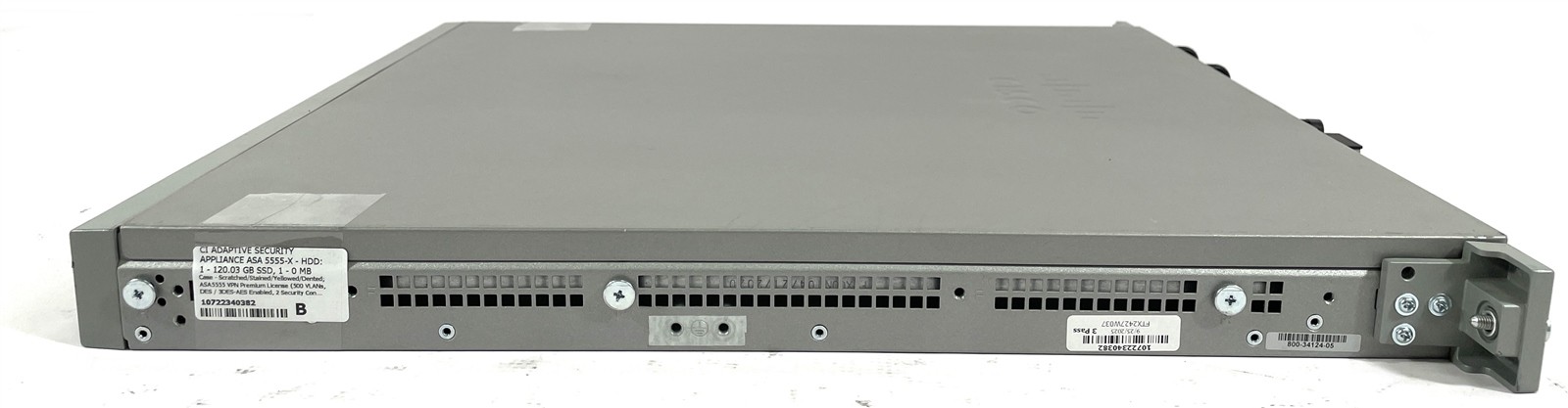 Cisco ASA5555-X Adaptive Security Appliance w/ 120GB SSD & Premium License