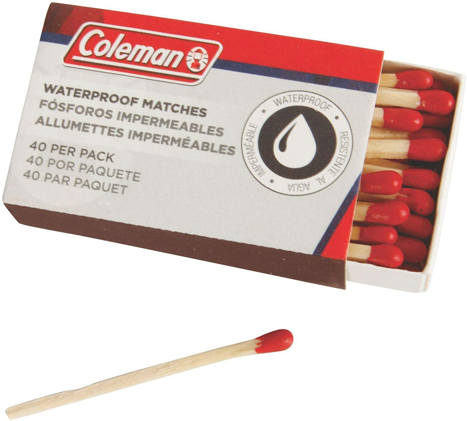 Coleman Waterproof Matches (4 Pack)! Brand NEW!