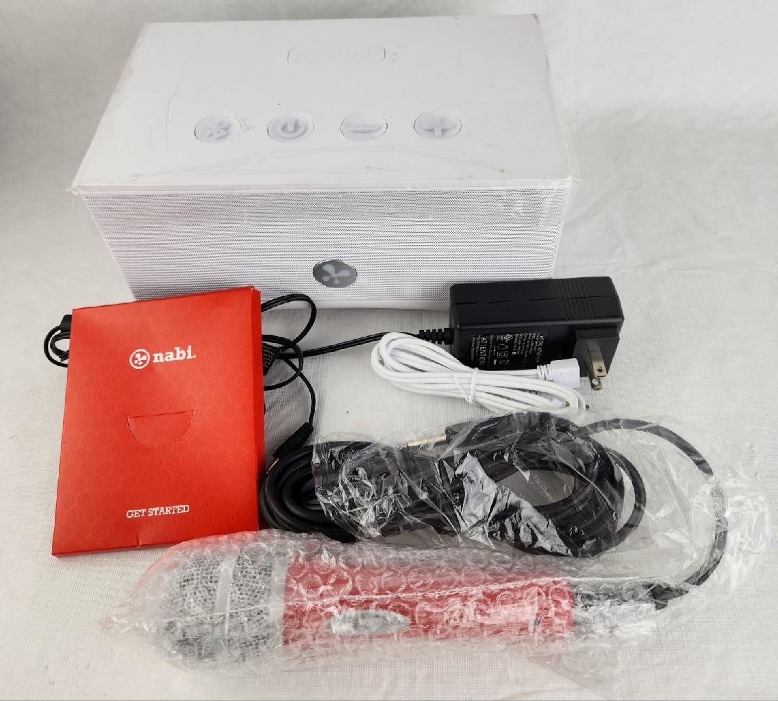 Nabi Karaoke Box High Quality Bluetooth Speaker and Microphone Complete
