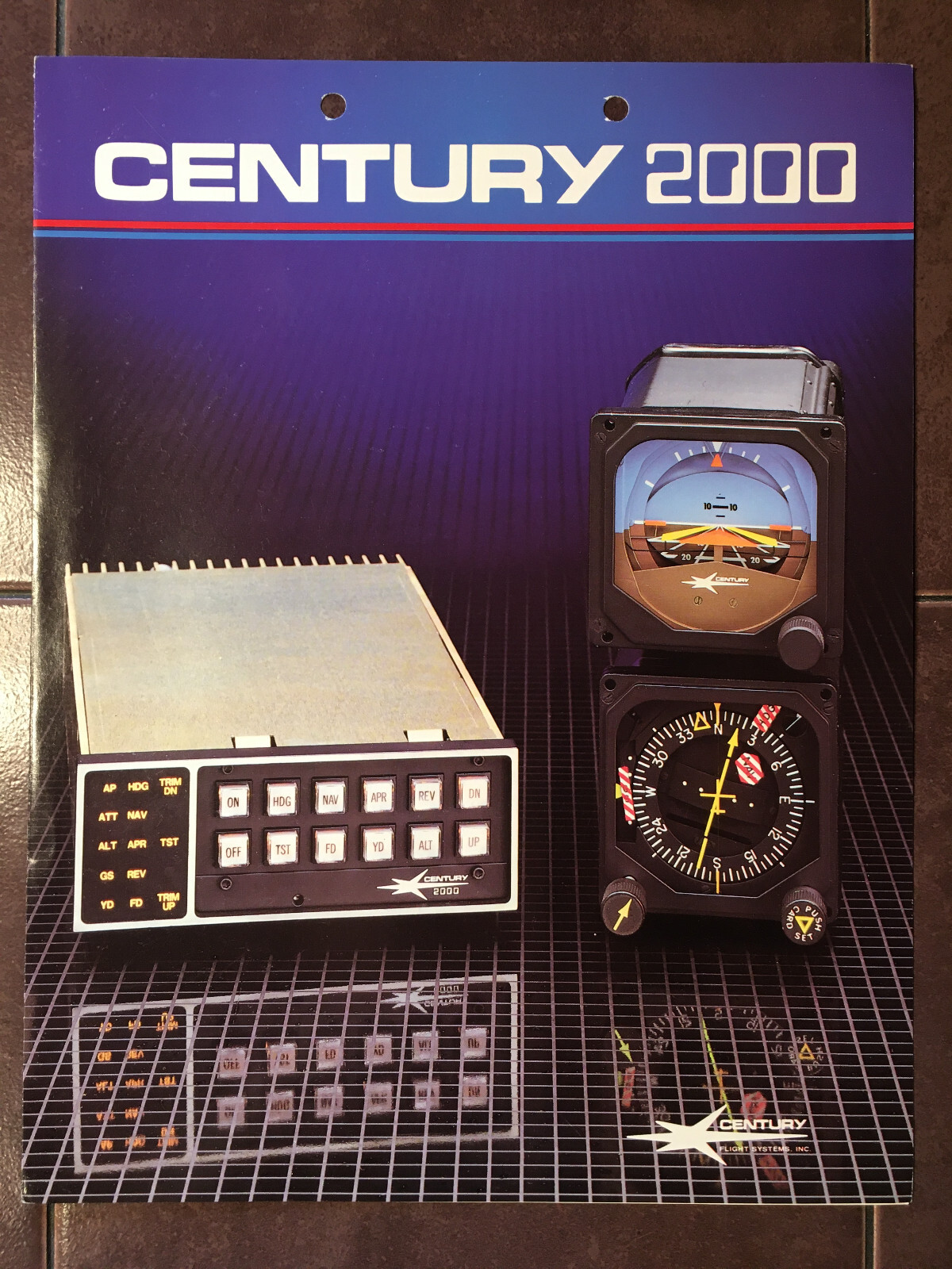 Century 2000 Autopilot Original Sales Brochure, 4 page , 8.5 x 11".