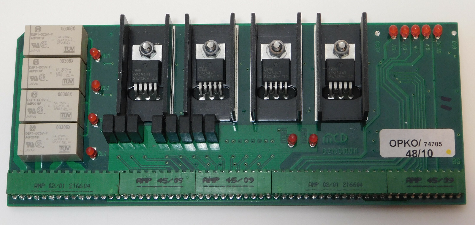 MCD Elektronik B.210.010.011 PCB Board Card