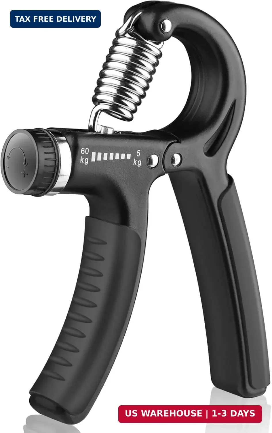 AIXPI Grip Strength Trainer, Hand Grip Exerciser Strengthener with Adjustable Re