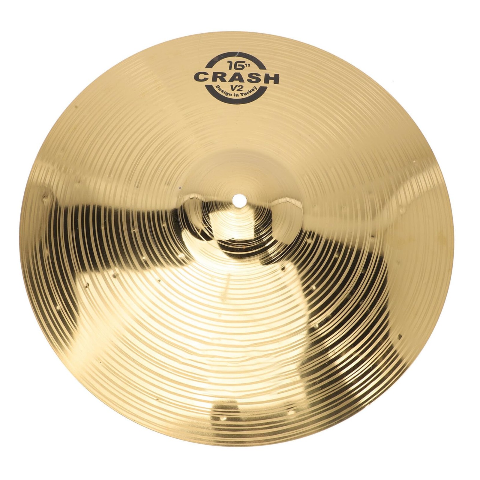 Timbales 16 Crash Cymbals Brass Drum Set Percussion 40 cm Beginner Pack