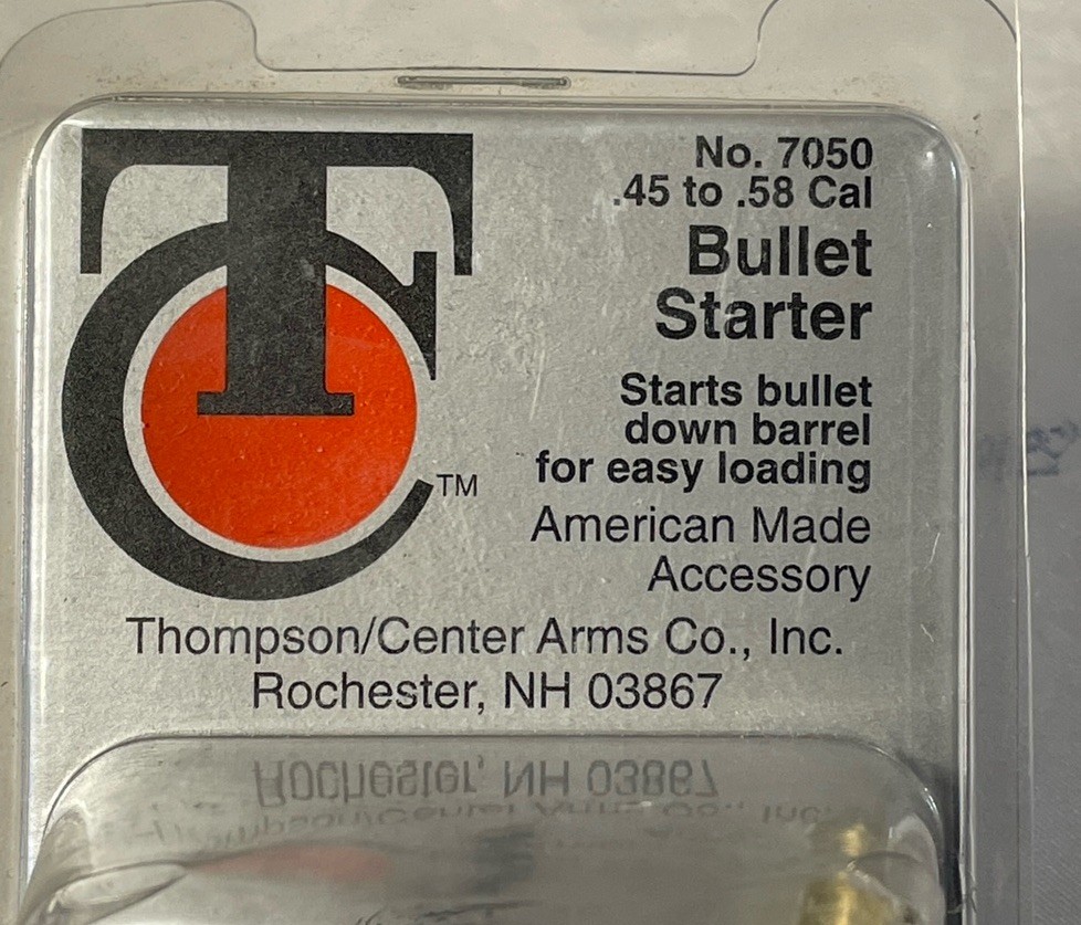 Thompson Center Rifle Bullet Starter .45 - .58 #7050 NOS