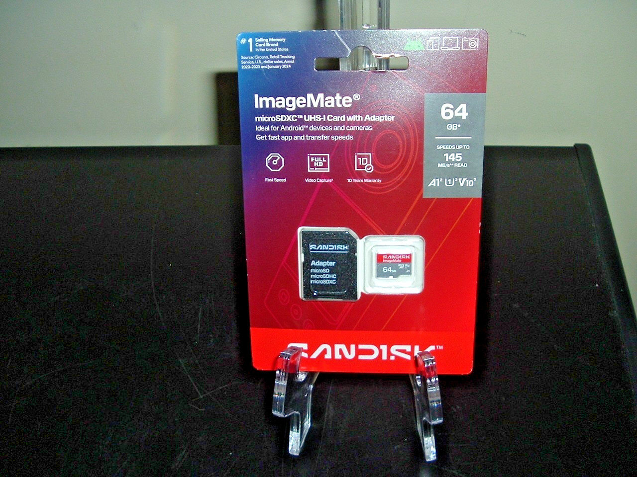 64GB Card Sandisk ImageMate MICROSDXC UHS-I CARD WITH ADAPTER Speeds up to 145