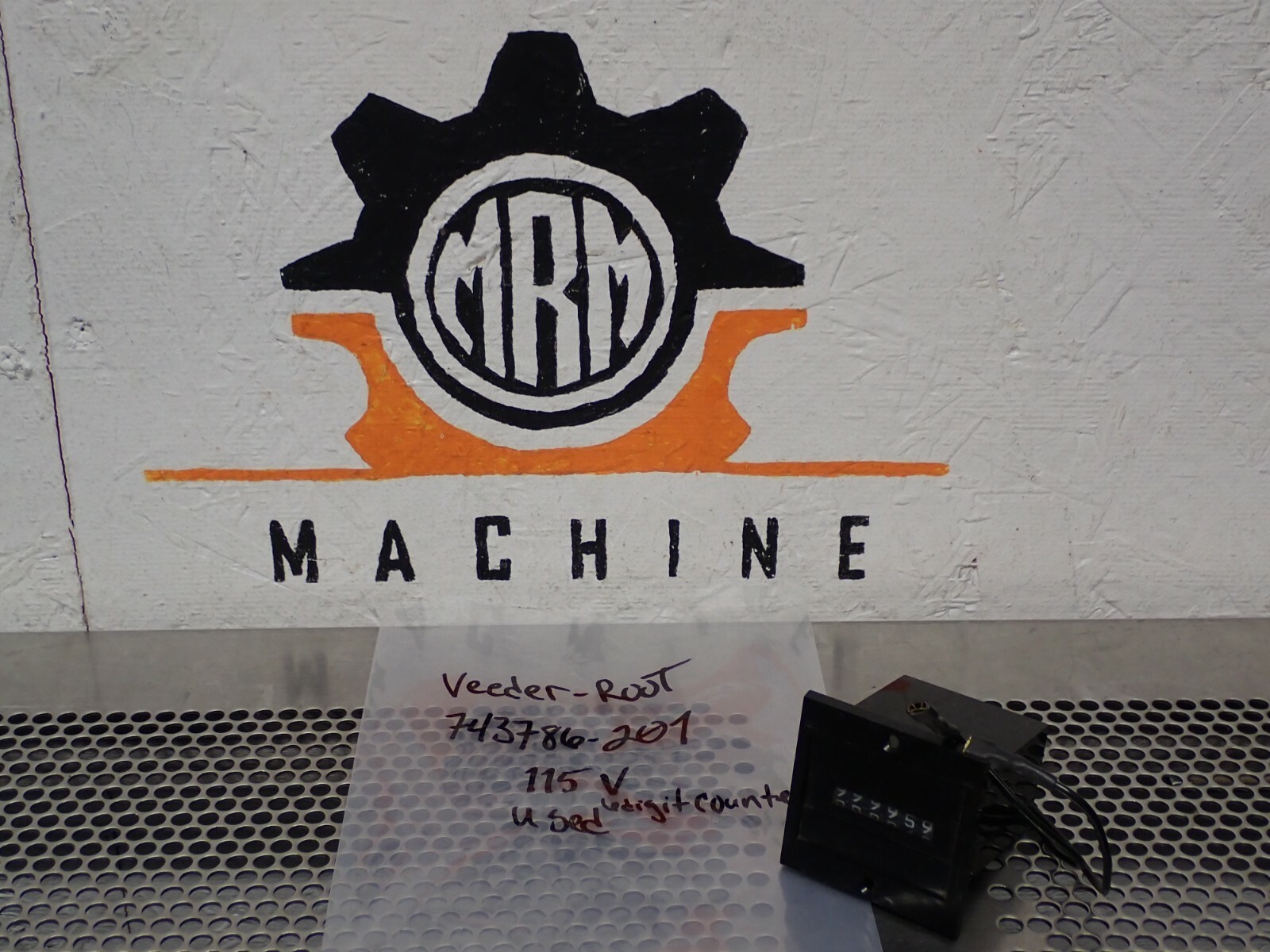 Veeder-Root 743786-201 6 Digit Counter 115VAC 50Watts Used W/ Warranty See Pics