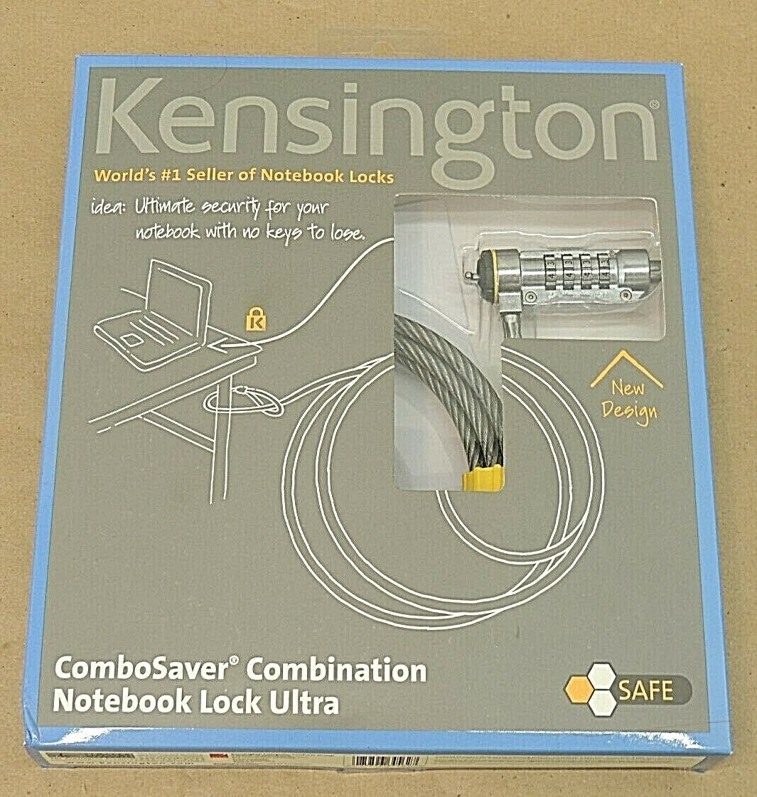 KENSINGTON NOTEBOOK LOCK ULTRA, COMBOSAVER COMBINATION, NEW