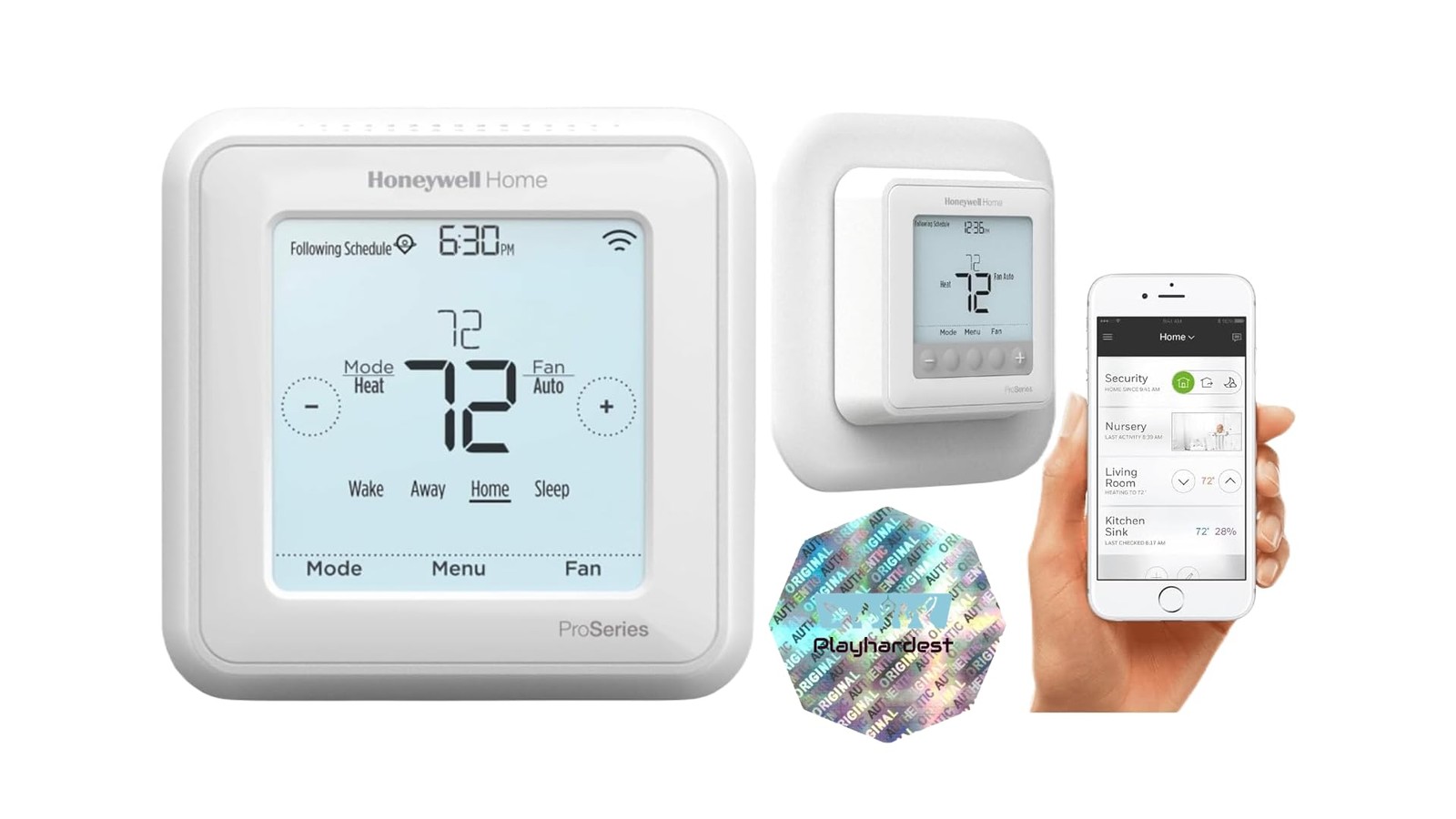 Playhardest Honeywell Th6220Wf2006/U Lyric T6 Pro Wi-Fi Programmable Thermostat