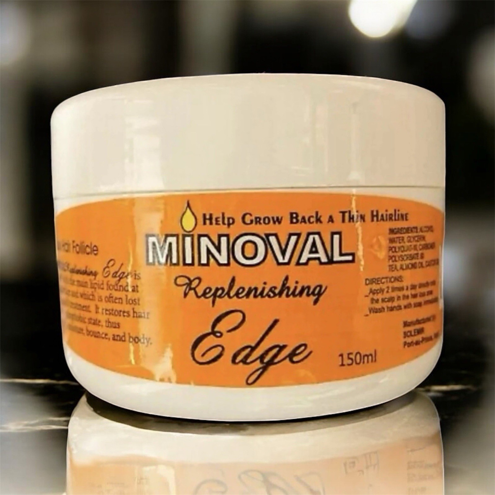 MINOVAL REPLENISHING EDGE HELP GROW BACK A THIN HAIRLINE 2oz / 150 ml