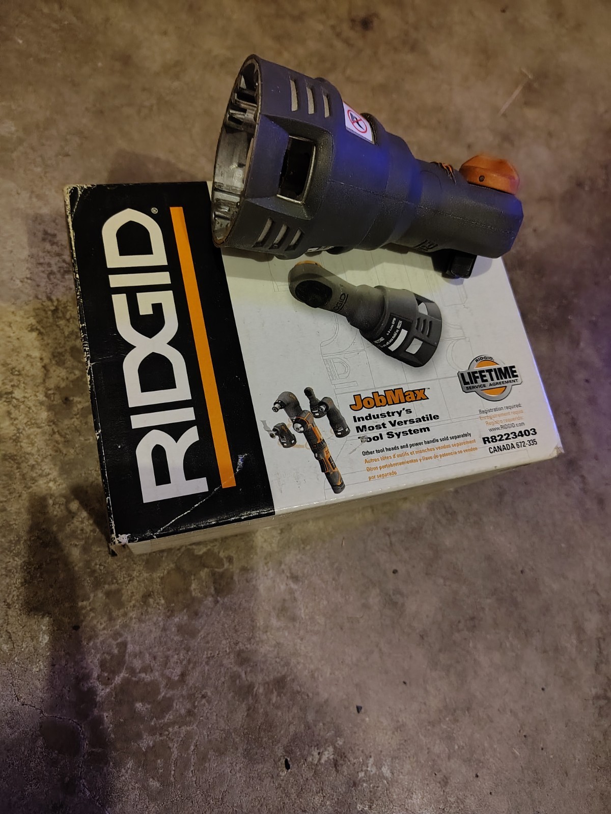 Ridgid Ratchet Head R8223403, 3/8"