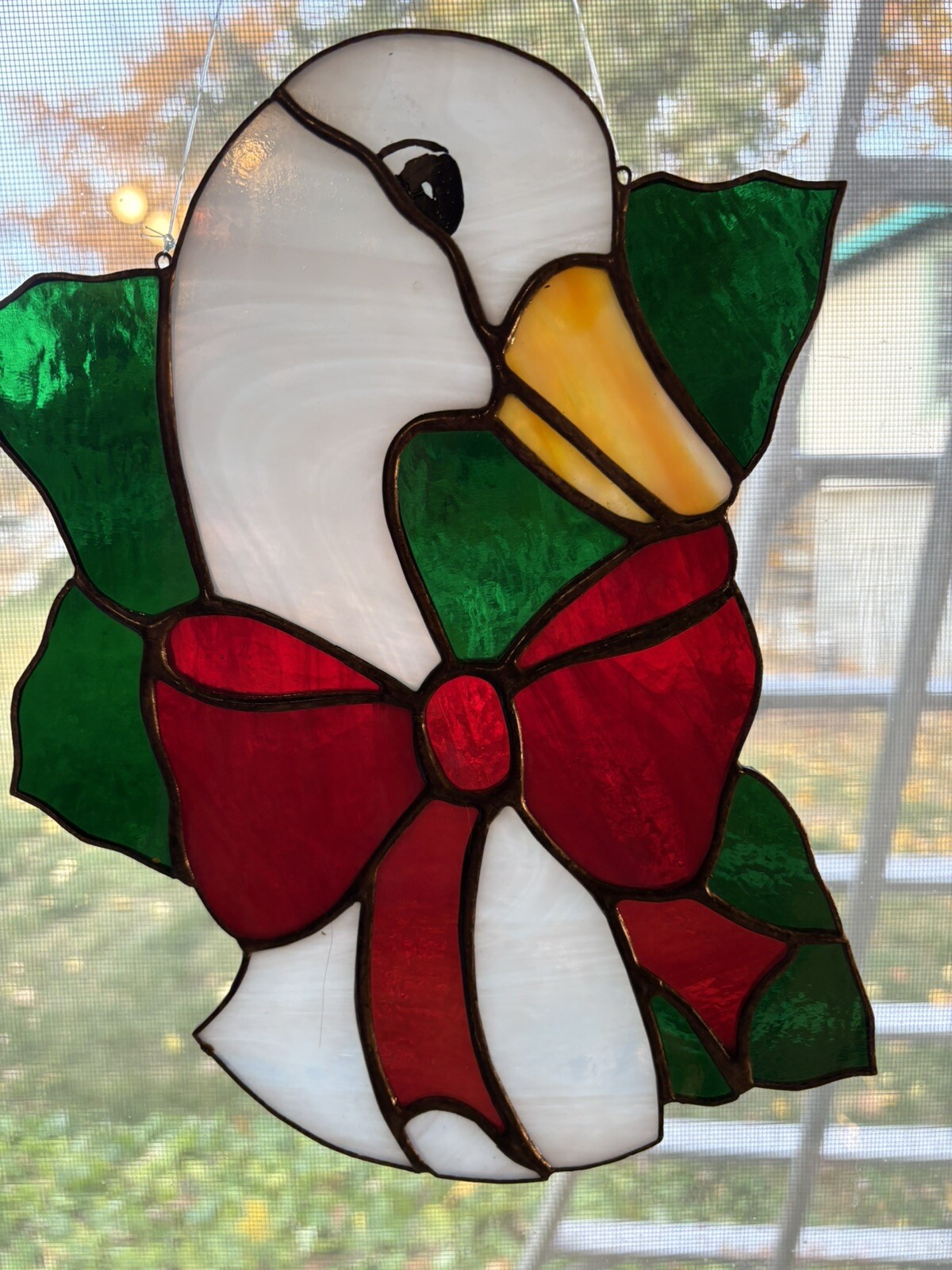 Stained Glass  Goose Pics Copper foil method
