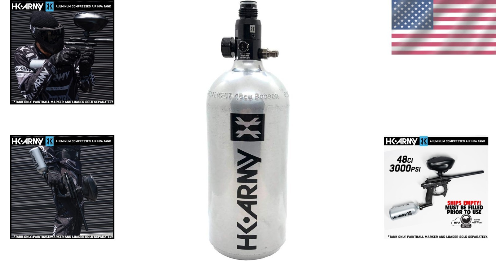 High-Performance Paintball Air System - 48ci