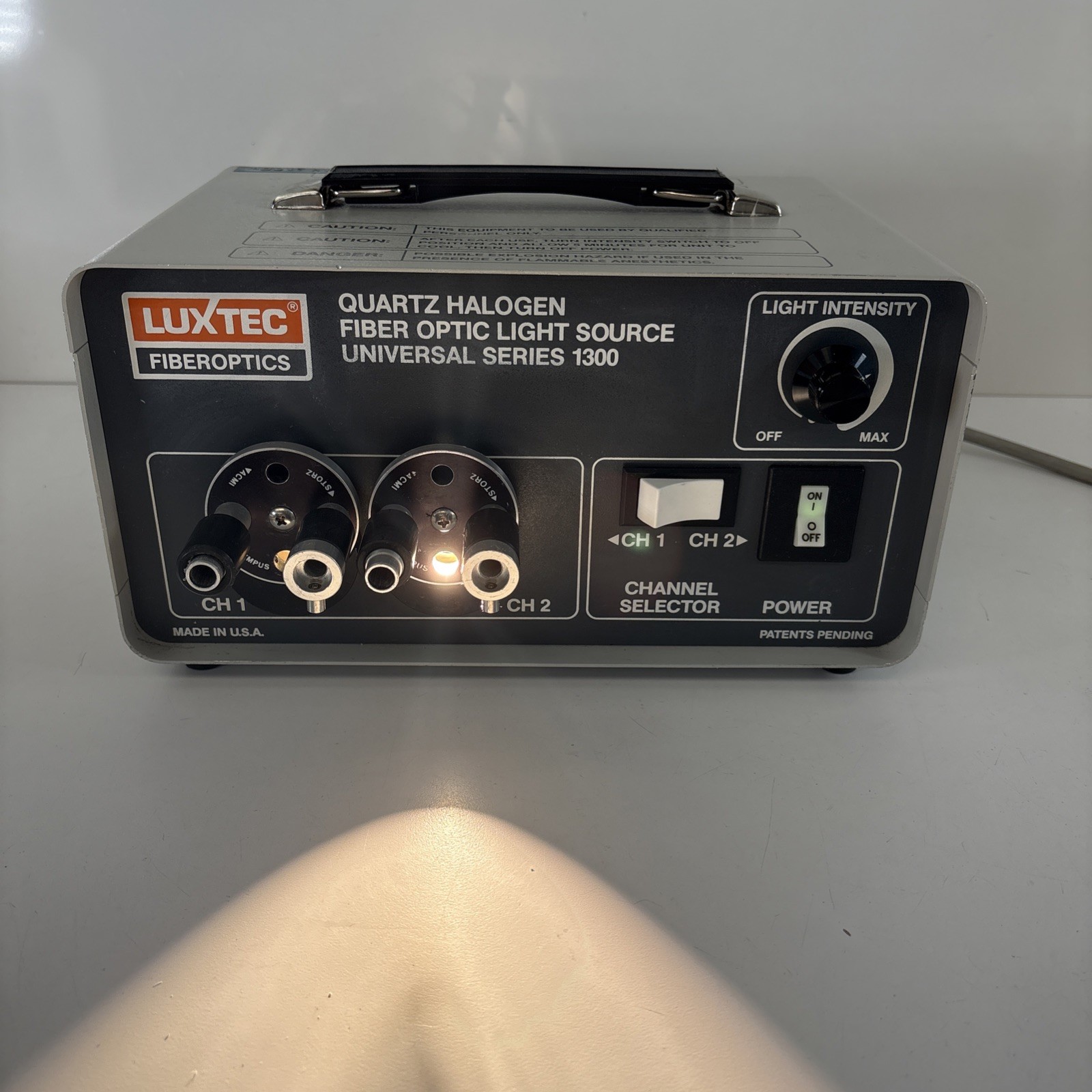 Luxtec Quartz Halogen Fiber optic light source universal series 1300