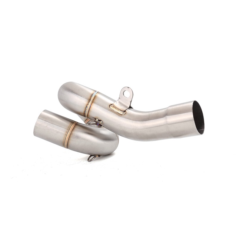 For Kawasaki Ninja ZX6R ZX636 2009-2023 Slip On Exhaust Mid Pipe 51mm Steel Tube
