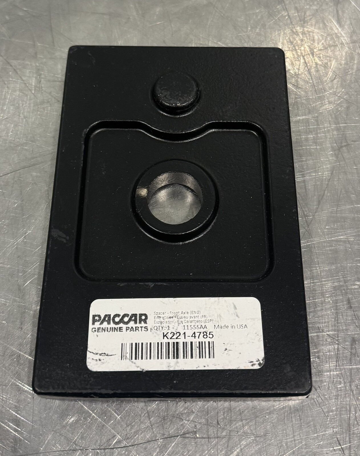 Paccar K221-4785 Front Axle Spacer Aluminum Black NEW! FREE SHIPPING!