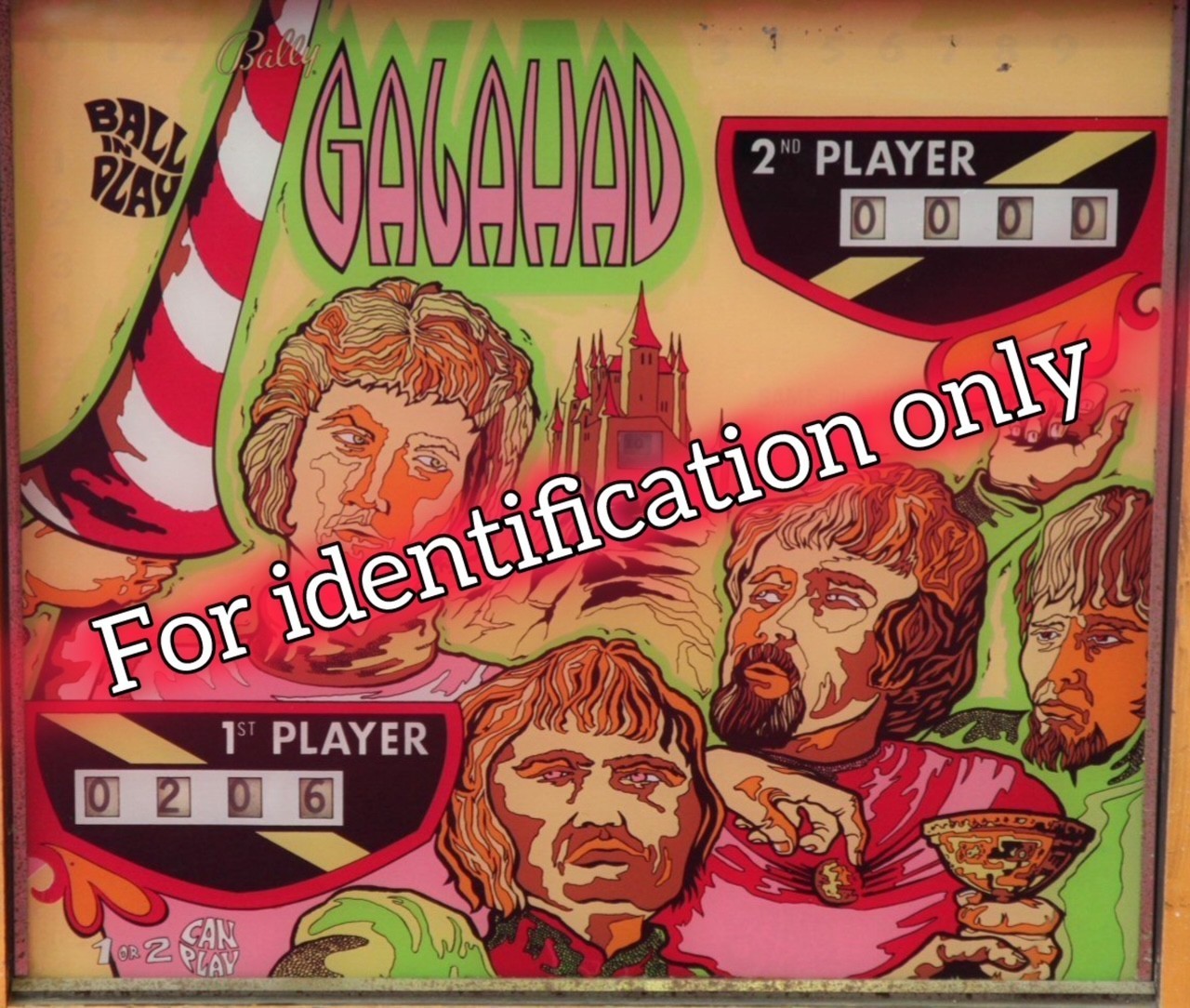 1970 Bally Galahad Pinball Machine Rubber Ring Kit