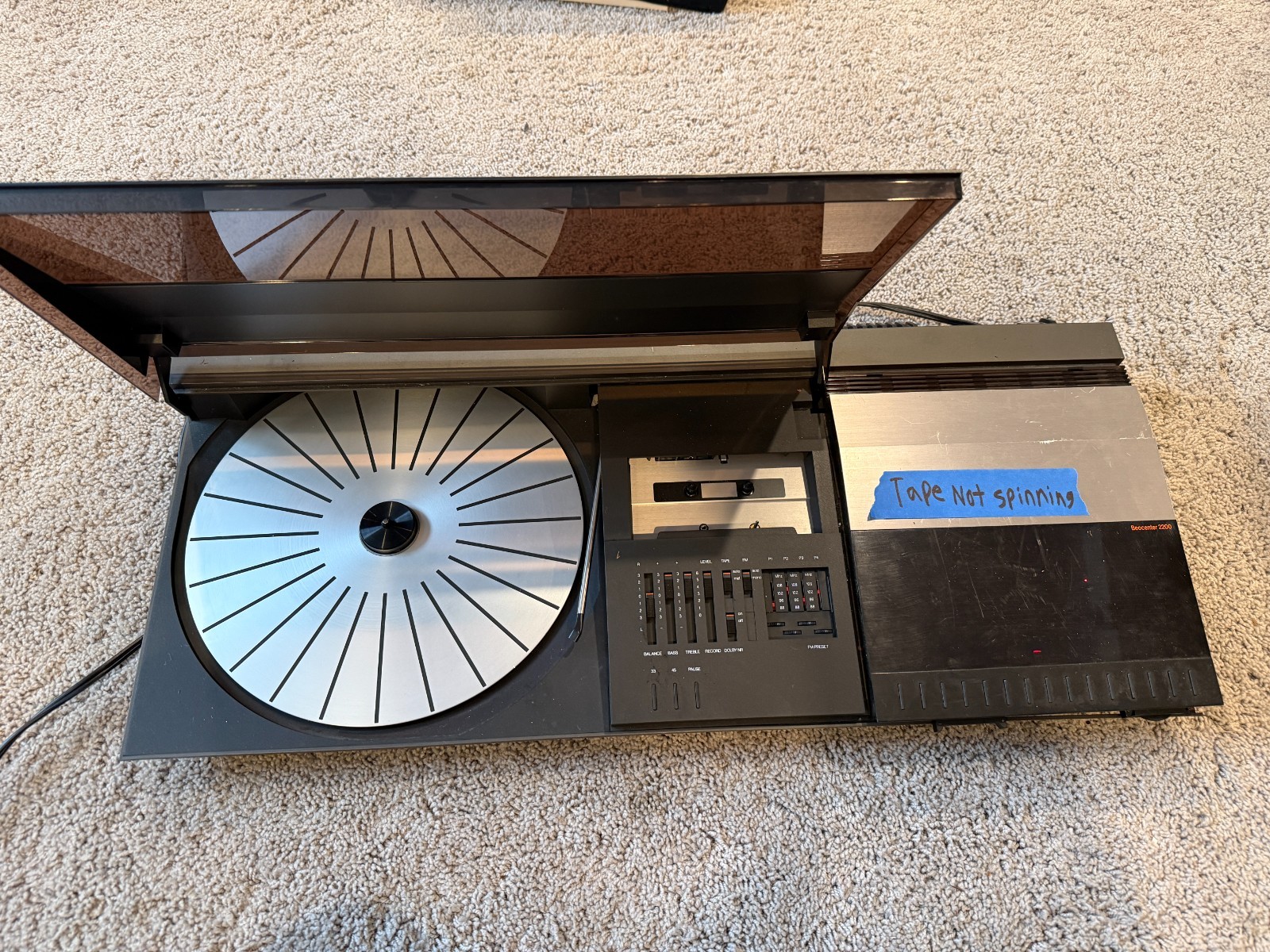 Bang & Olufsen Beocenter 2200 Parts or Repair