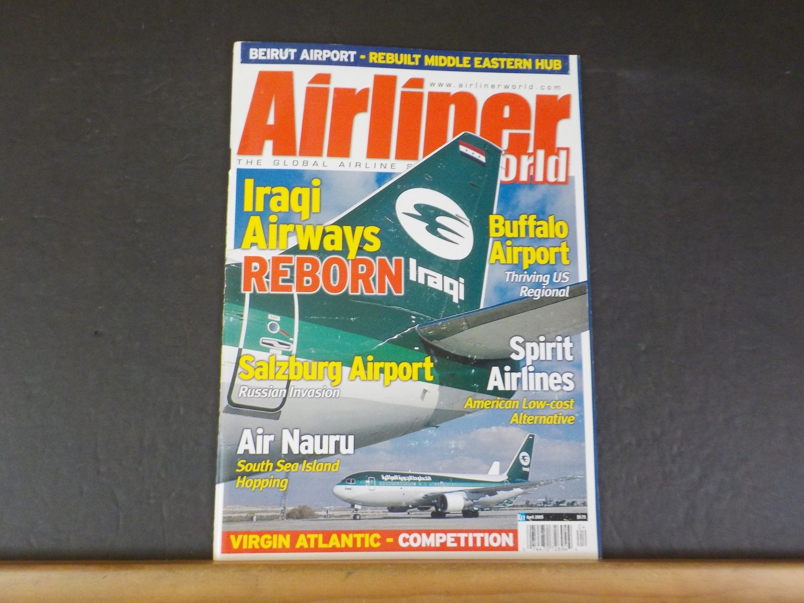 Airliner World Global Airline Scene 2005 April Iraqi Airways Buffalo Airport Sal