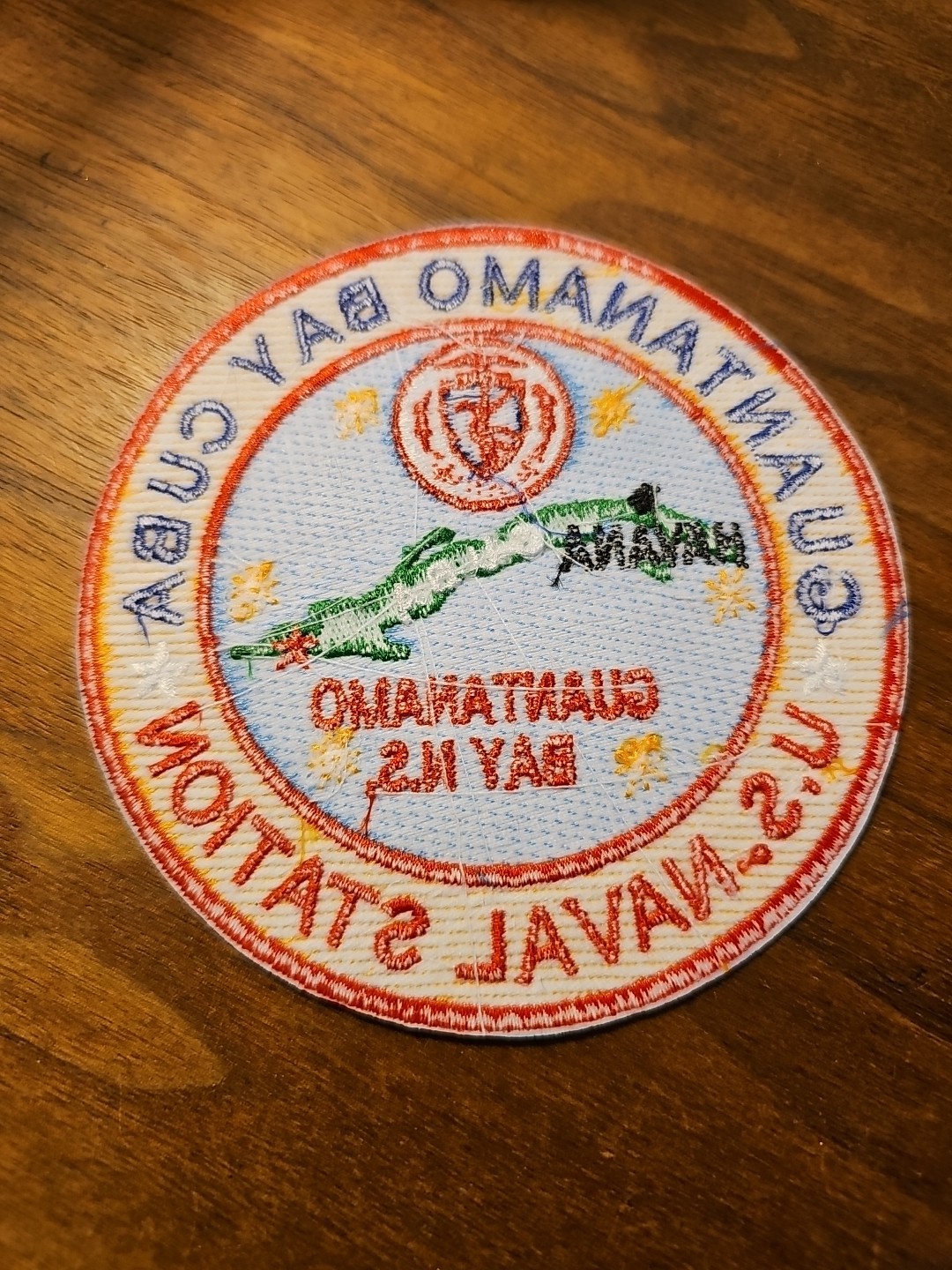 US NAVY BASE PATCH, GUANTANAMO BAY, CUBA, US NAVAL STATION Y