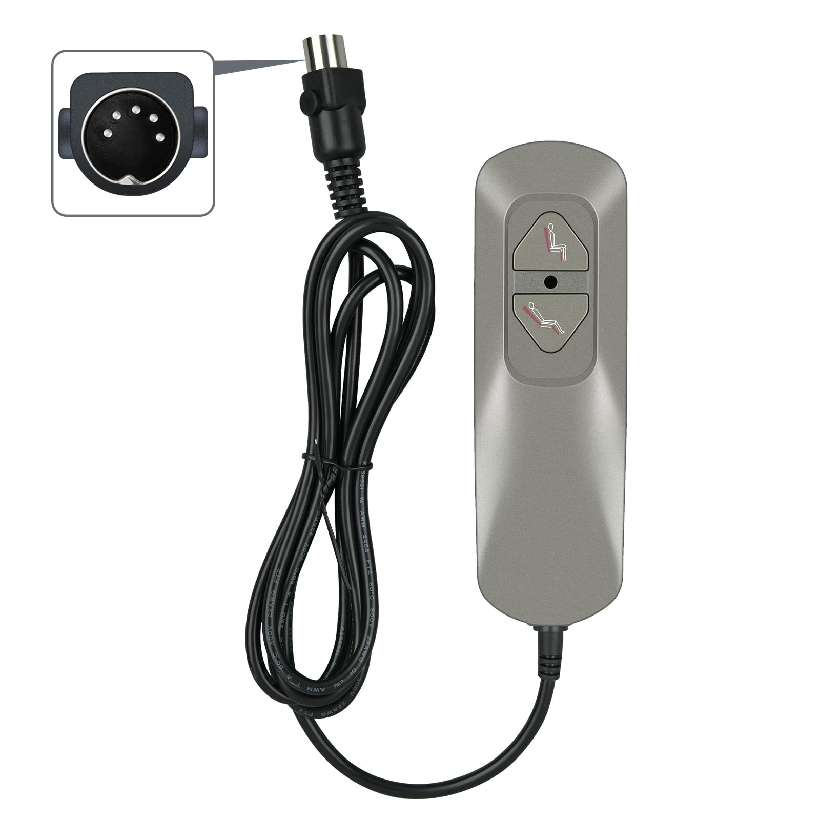 Electric Lift Chair Power Recliner 2 Button 5 Pin Remote Control Switch