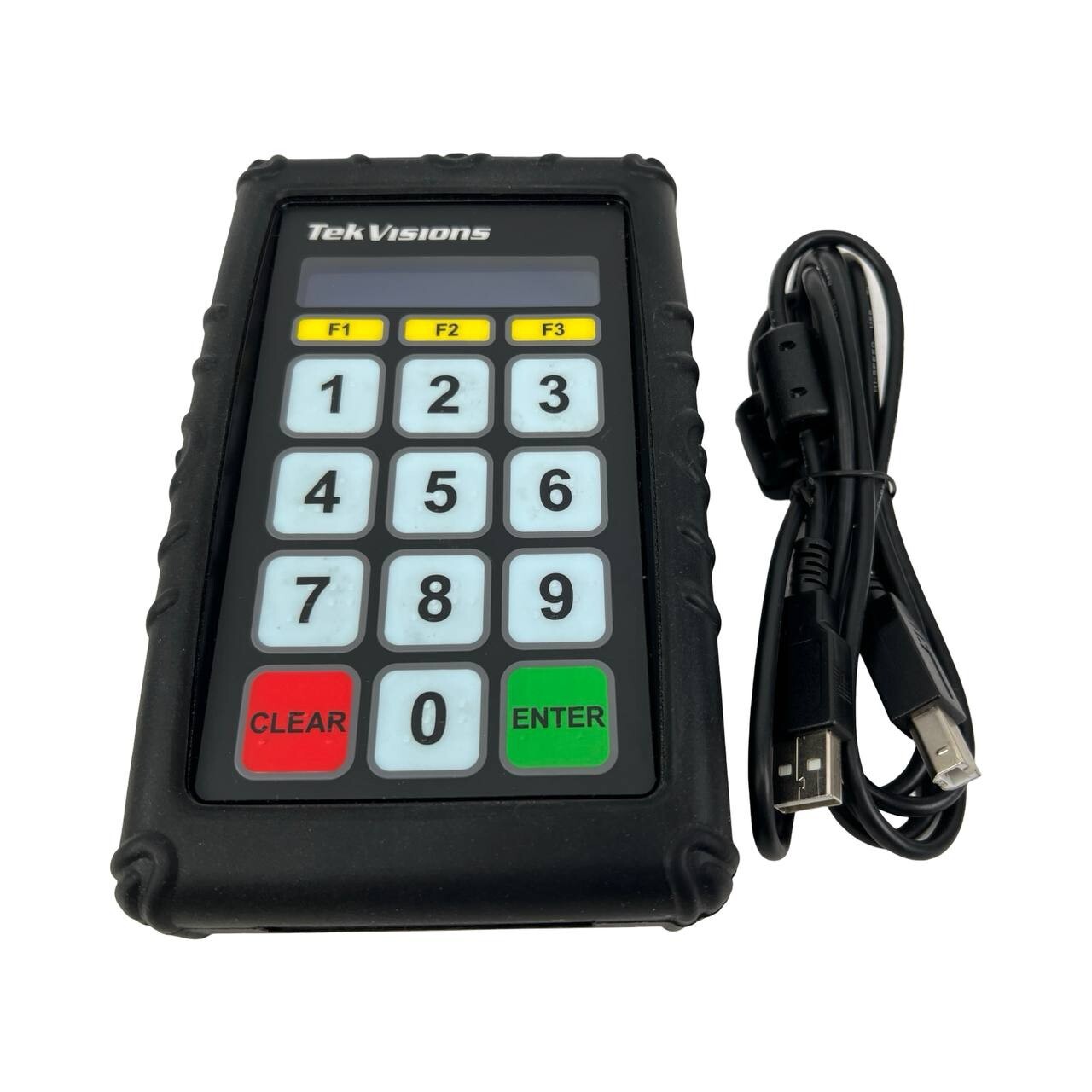 TEKVISIONS ARMOUR PAD POS PIN PAD PIN-TEK12MUSBA w/ USB Cable