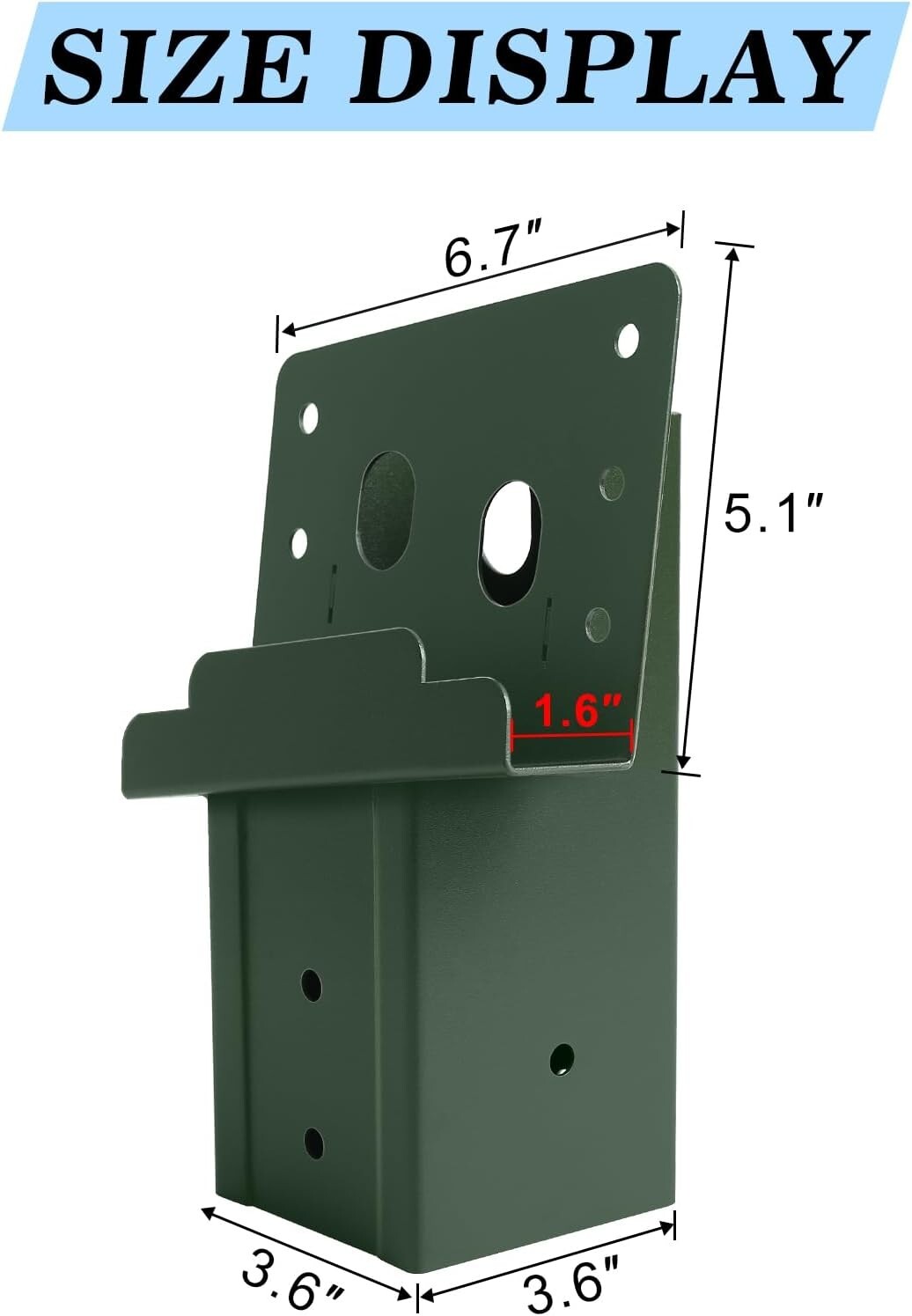 4 Pcs Outdoor 4x4 Compound Angle Brackets,Deer Stand Brackets for Deer Stand