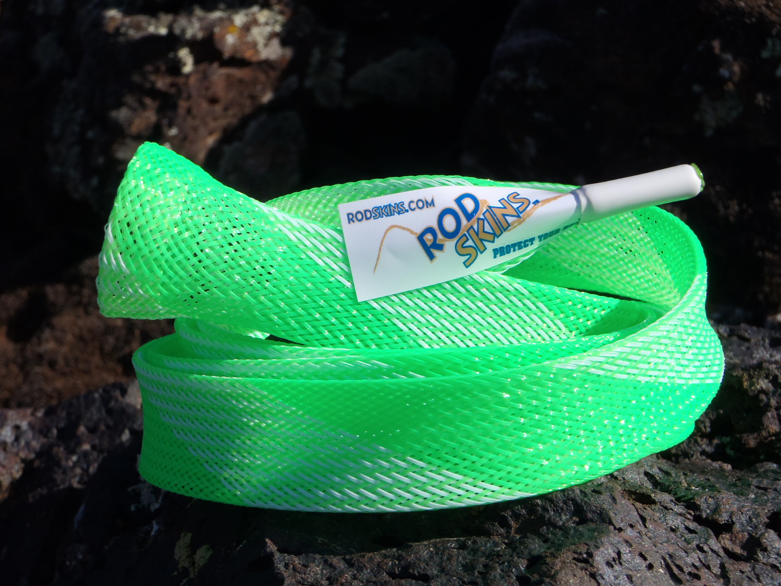 CASTING Skin Sleeve Fishing Rod Cover Protector Color Anaconda Rods of 6' 6" REG