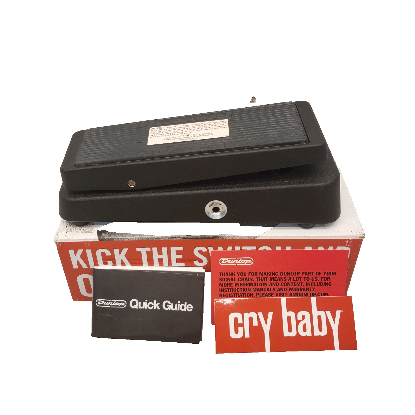 Jim Dunlop The Original Cry Baby Standard Wah Effect Pedal - GCB95