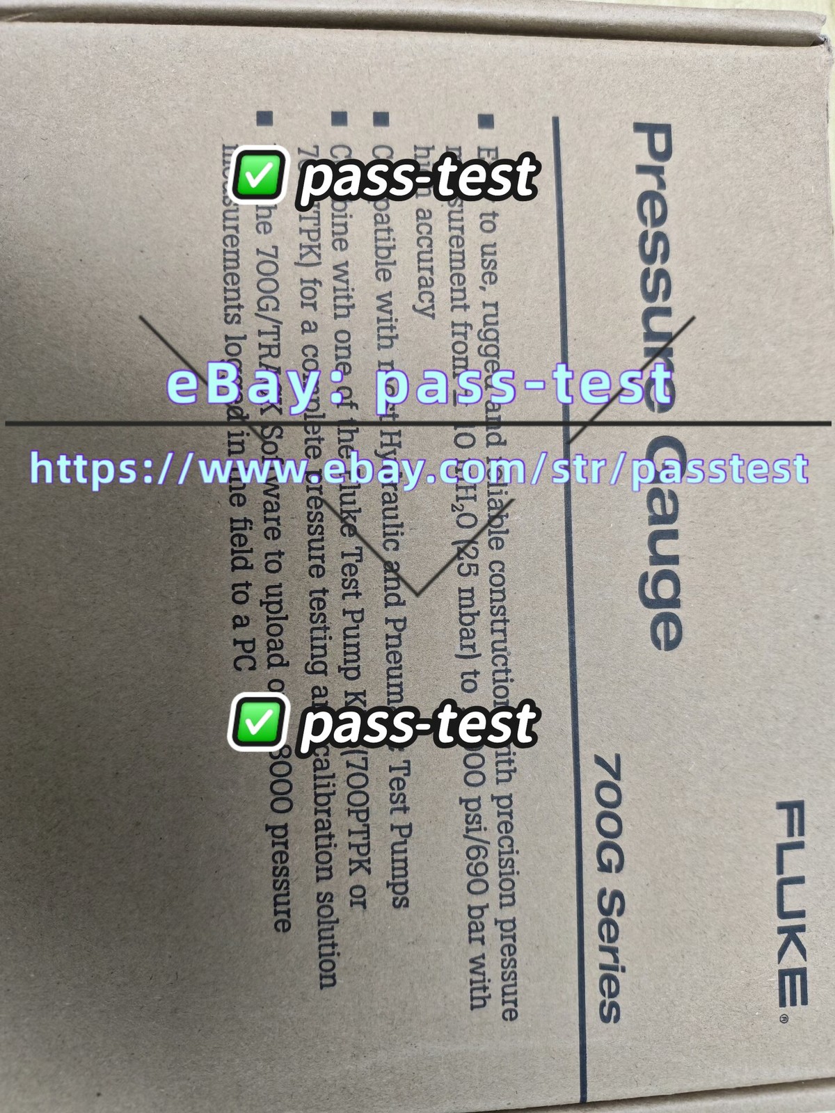 FLUKE 700G30 Digital Test Calibration Pressure Gauge December-/ie #pass