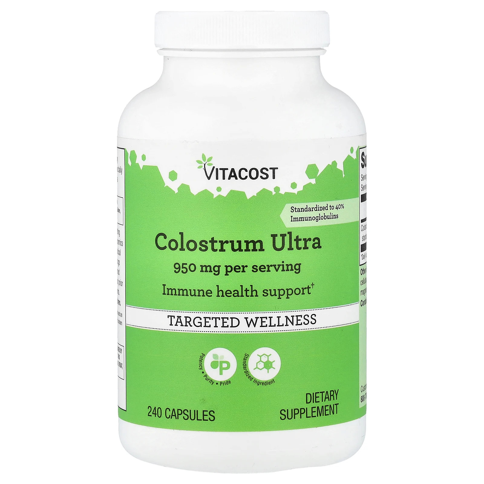 Colostrum Ultra, 240 Capsules (475 mg per Capsule)