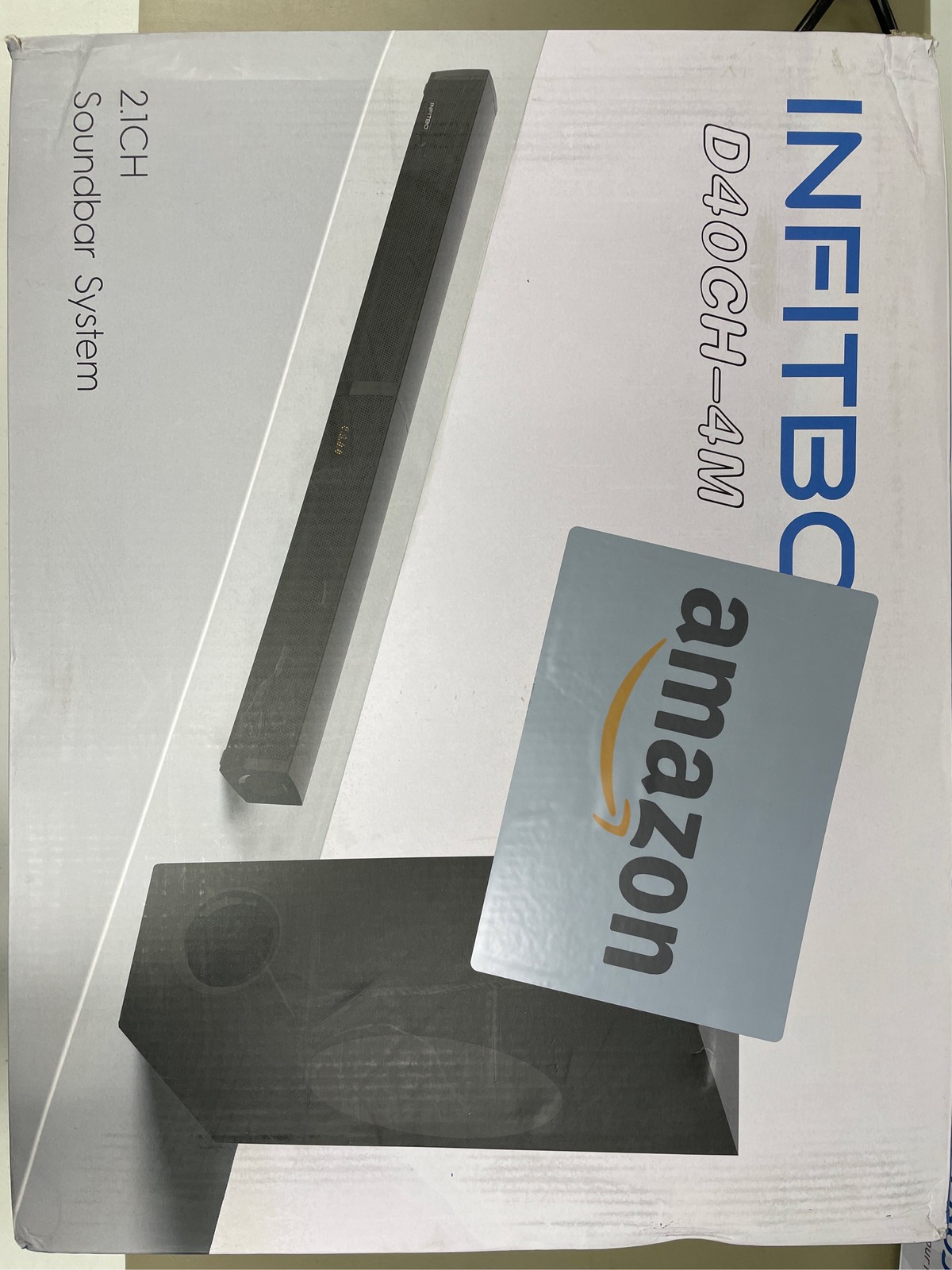 Sound Bar for Smart TV 2.1CH 190W Peak Power Soundbar with Subwoofer Detachabl 1