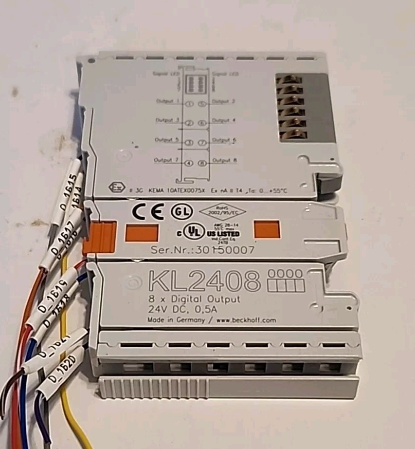 BECKHOFF KL2408 8-channel Digital Output Terminal 24V - Free Shipping