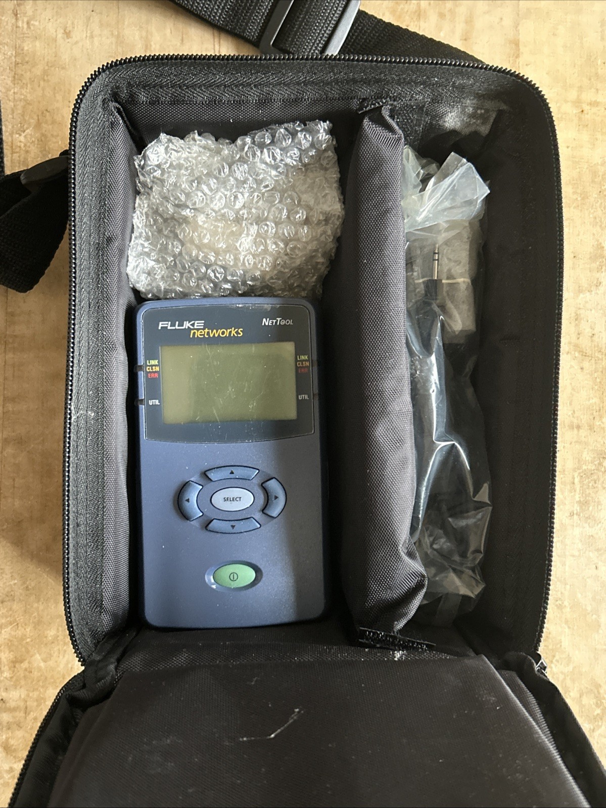Fluke Networks NetTool 10/100 Inline Network Tester & Wire-mapper Dongle. TESTED