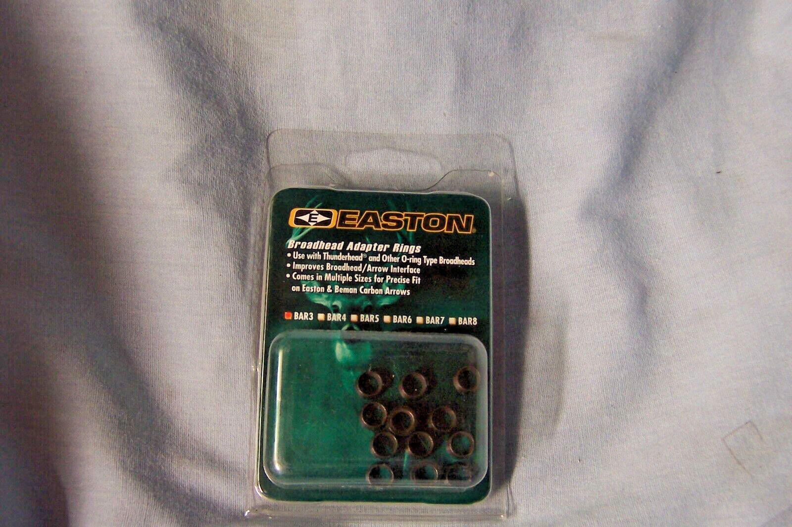 Dozen Size 3 Easton Broadhead Adapter Rings Alignment Deer Hunting Bow Arrrows