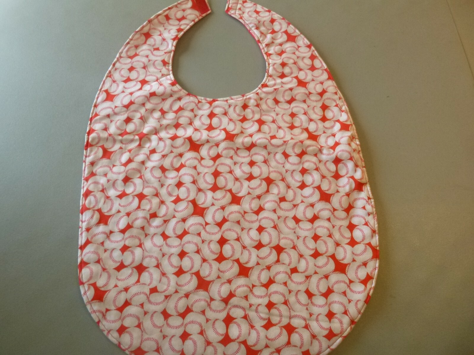 Adult Bib/Clothing Protector double thickness with Quilted Diamond Backing