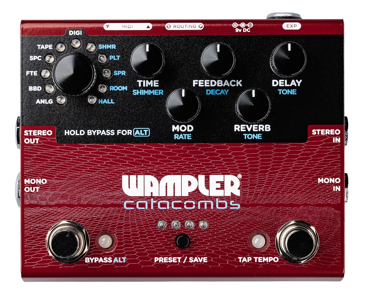 Wampler Catacombs Reverb/Delay Pedal - Open Box