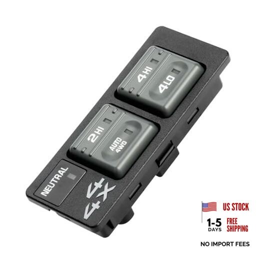 4WD 4x4 Switch Replacement for 1998-2000 Chevy, GMC 1500 2500, Suburban,
