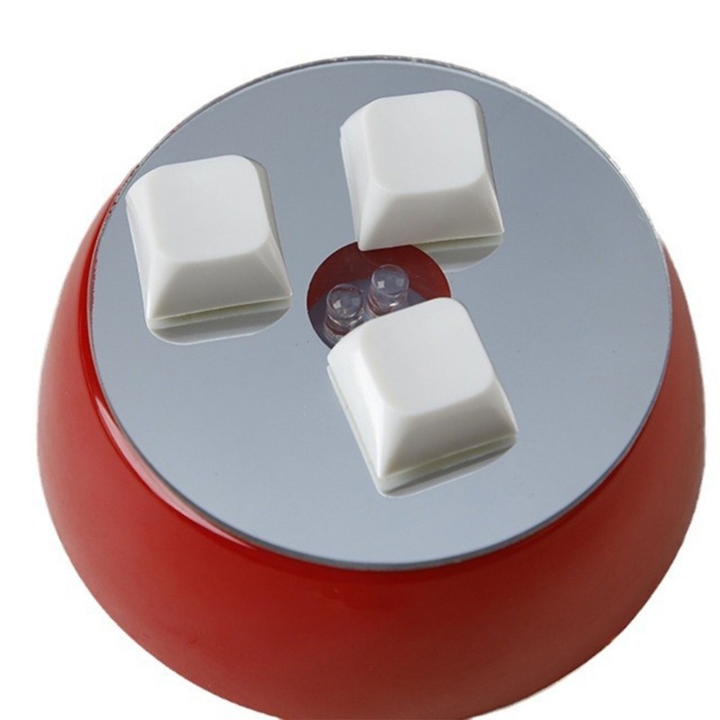 10PCS Original Full Resin Keycaps Smooth Surfaces Reflective Keycap Set
