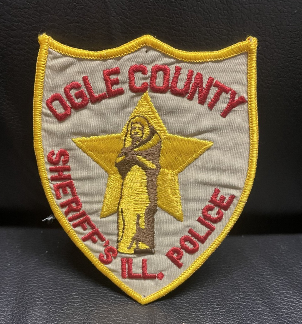 OGLE COUNTY SHERIFF'S DEPARTMENT POLICE PATCH -ILLINOIS -  POLICE UNITY TOUR