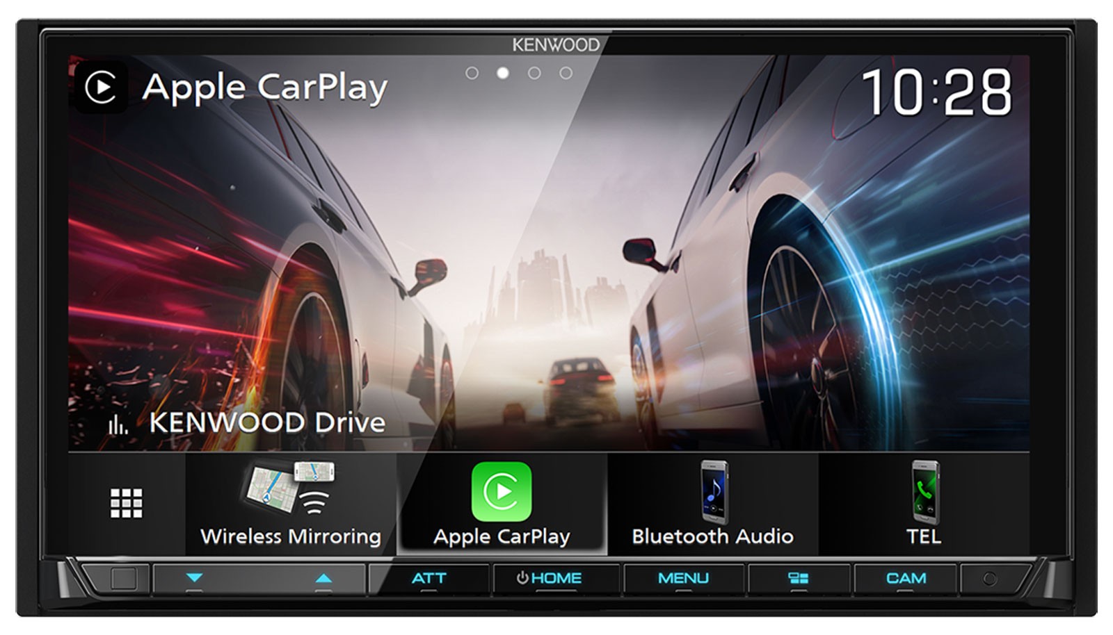 Kenwood MP3 2DIN USB DAB Bluetooth Car Stereo for Audi A6 C5 01-05 Active System Mi