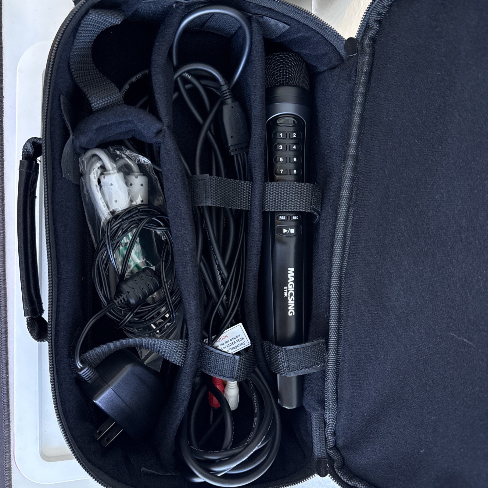 MagicSing Et9K Digital Home Microphone Karaoke, Bag, Songs Book, Power Cord