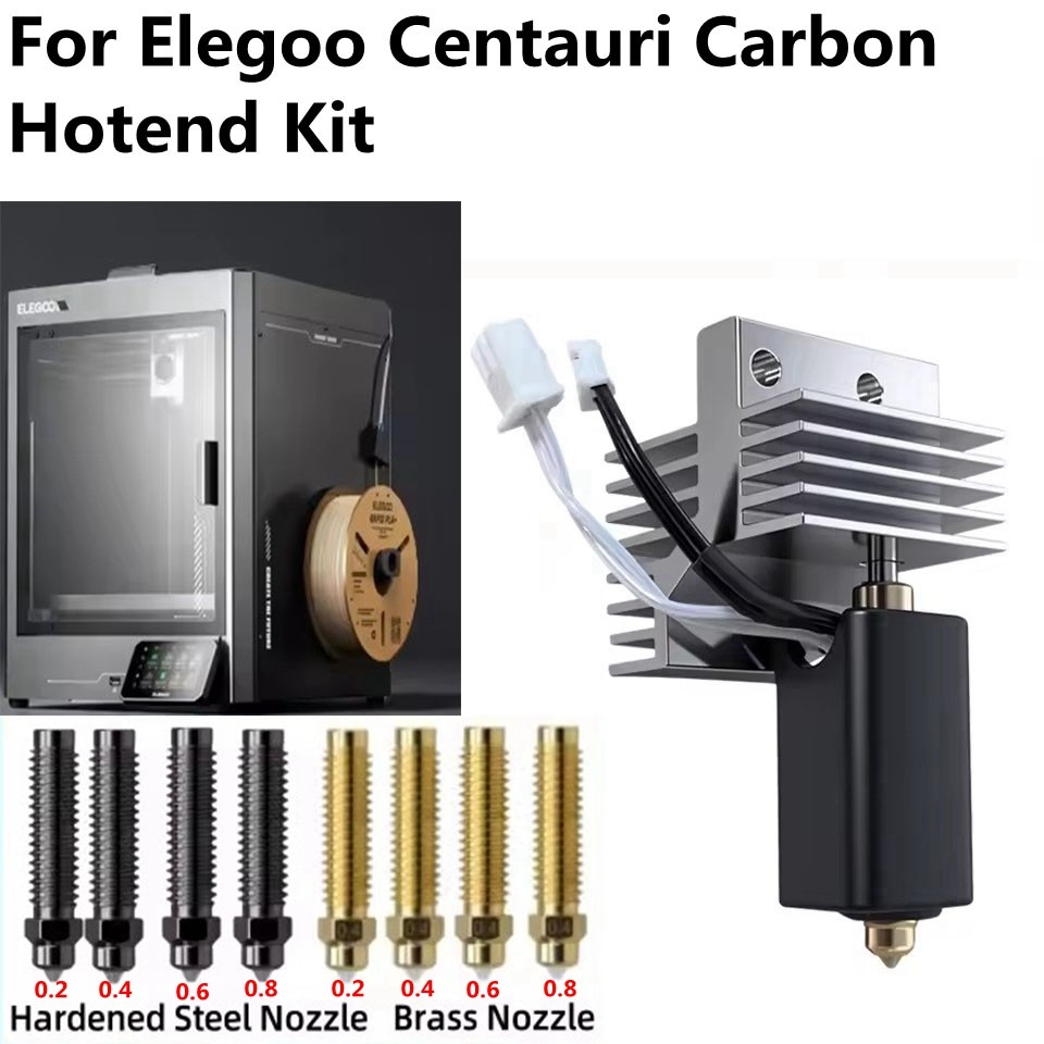 3D Printer for Elegoo Centauri Carbon Centauri 2 Hotend Kit Assembly Nozzle Head