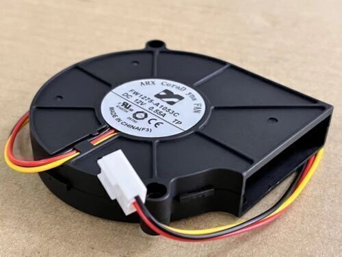 Qty:1pc 3-wire centrifugal turbo fan cooling fan ARX FW1275-A1053C DC12V 0.55A