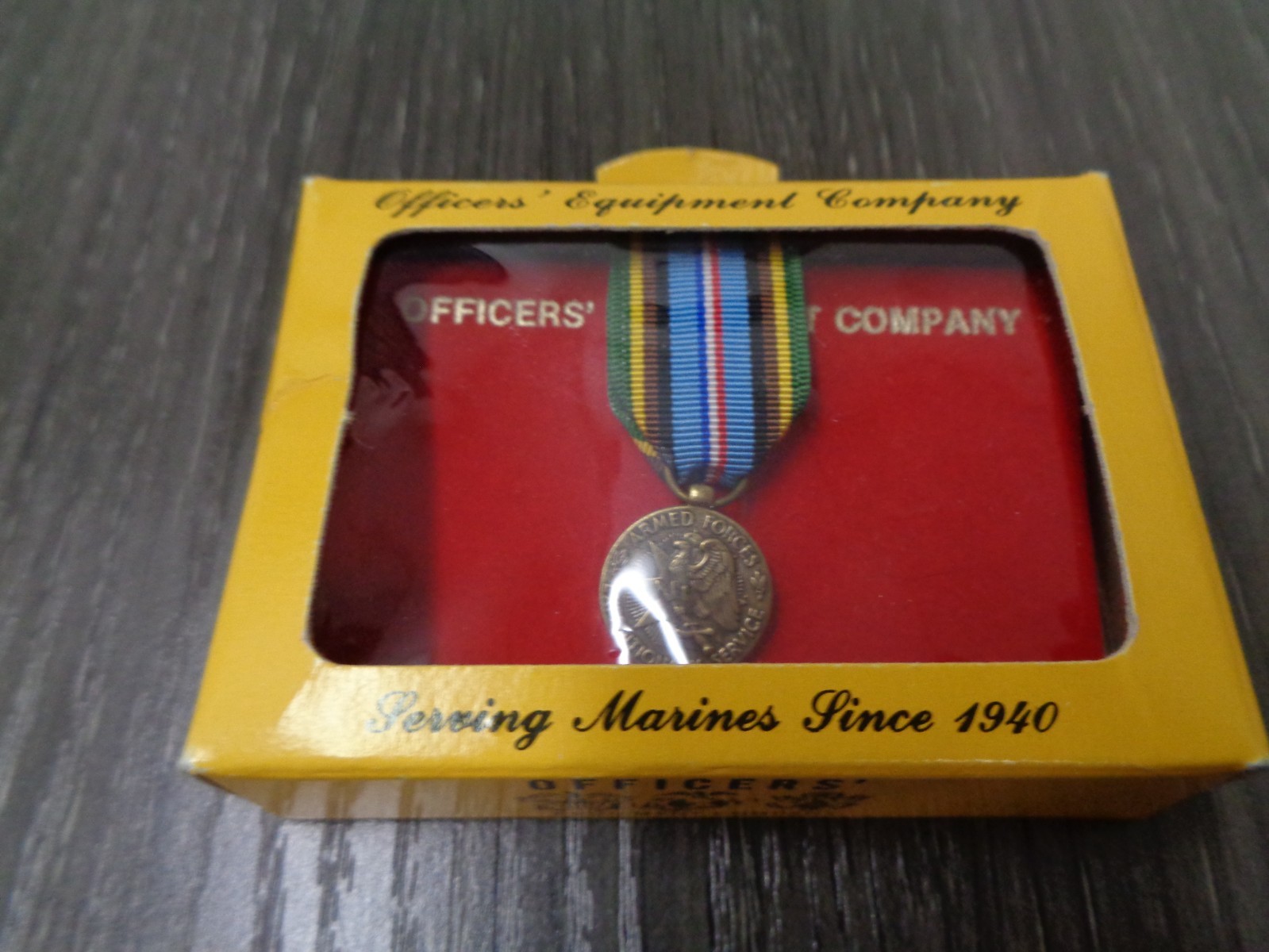 US Navy and Marine Corps Armed forced Expeditionary Mini Medal NEW IN PACKAGE