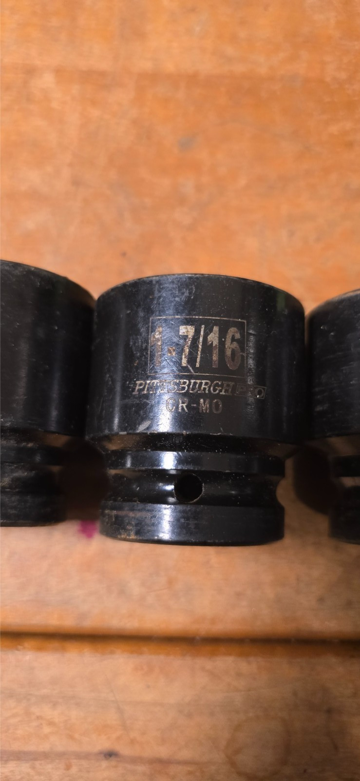 Pittsburgh Pro 8pc 3/4" Dr SAE Impact Socket Set