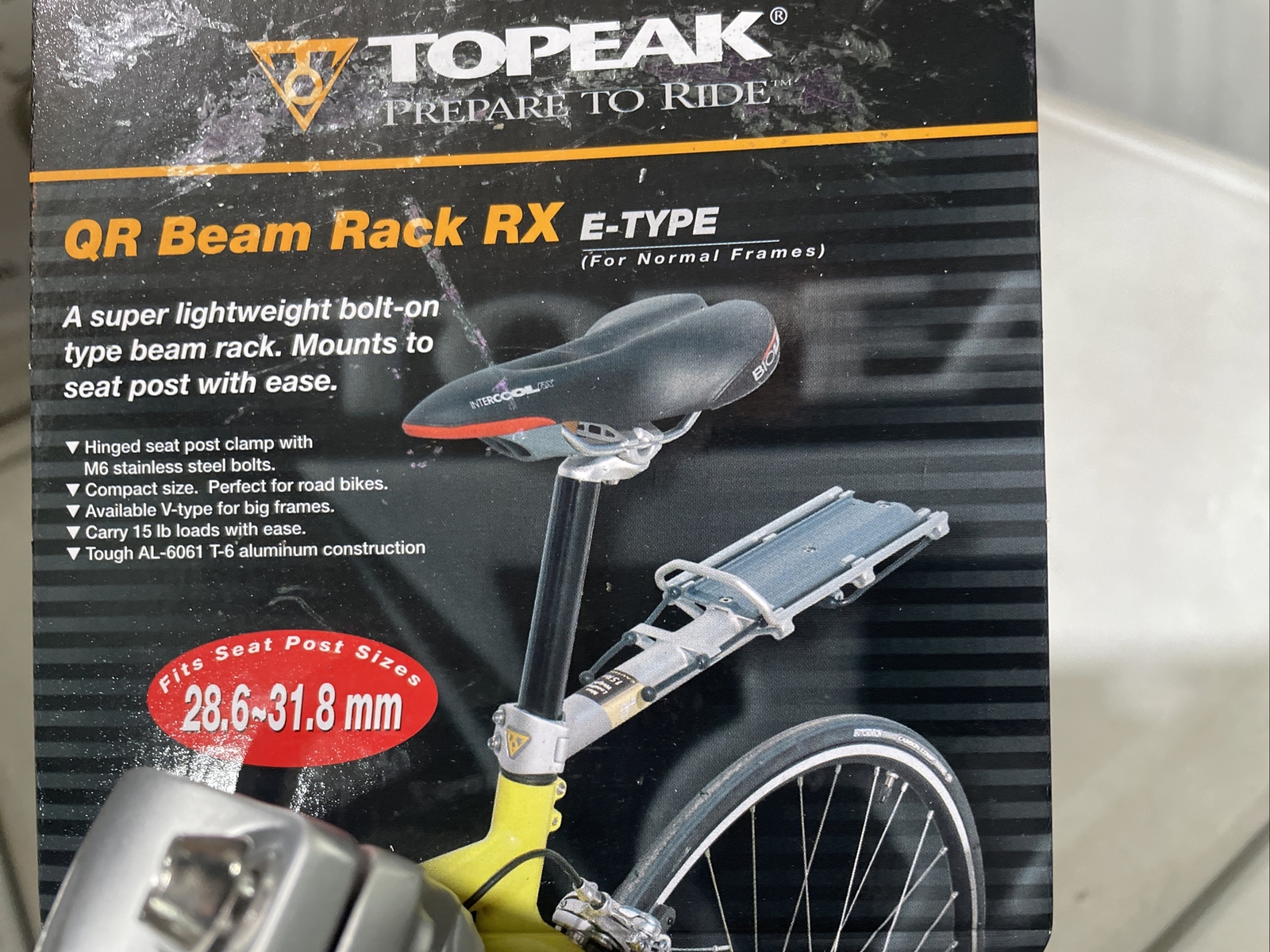 Topeak QR Beam Rack RX Bicycle Rack (E Type)
