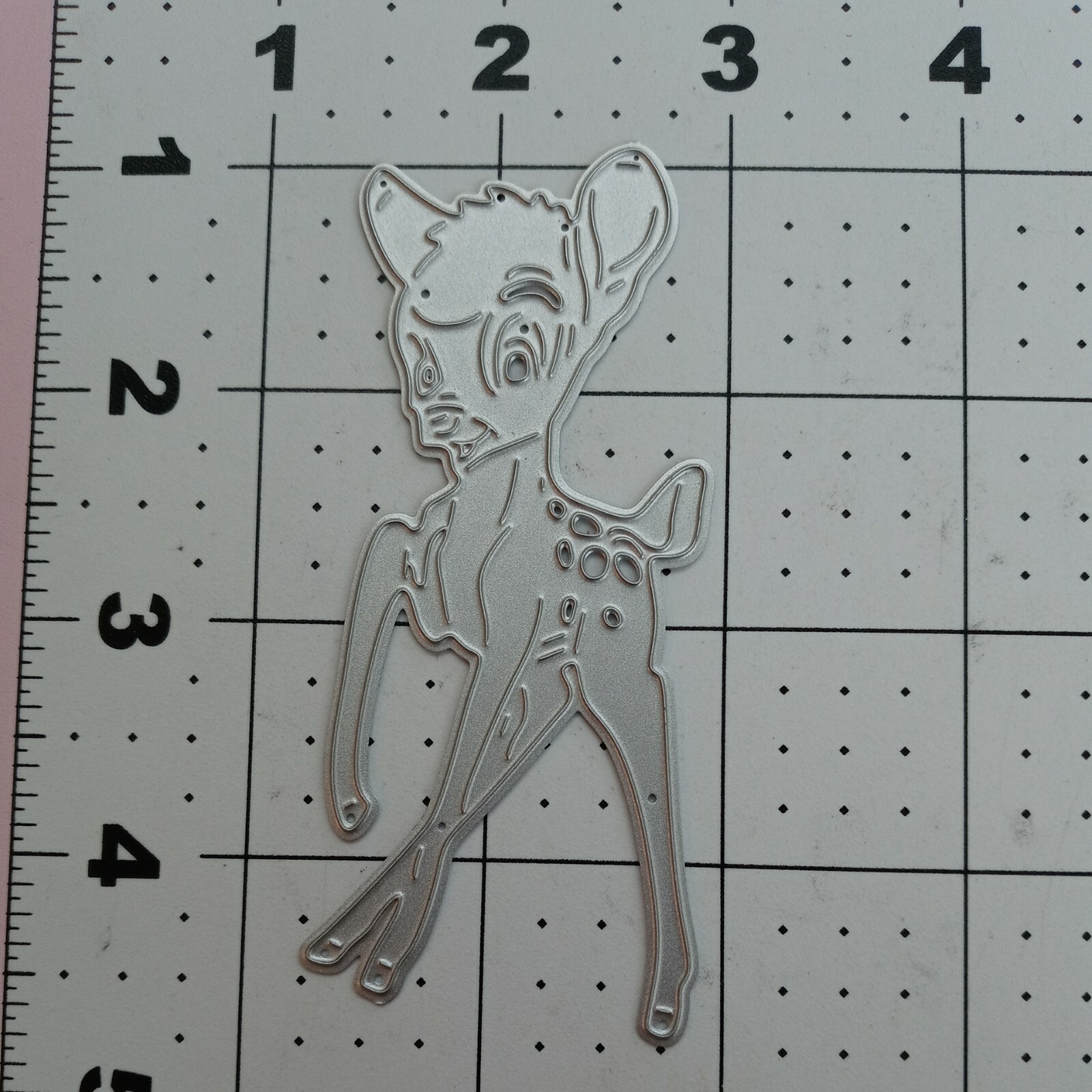 Universal Thin Metal Die Cut Tool Emboss Disney Bambi Fawn Faline Flower Thumper