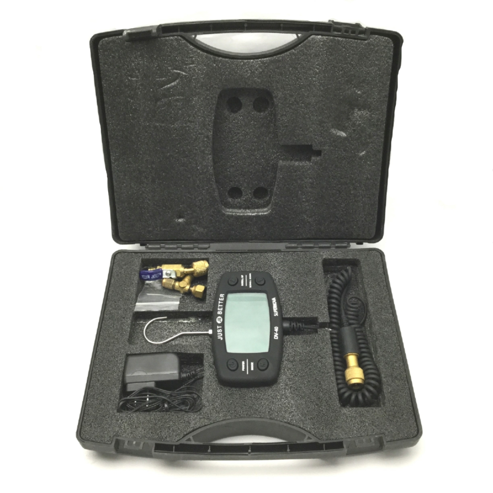 JB Industries DV-40 SUPERNOVA Digital Vacuum Gauge 12,000-10 Microns, 5' Cord